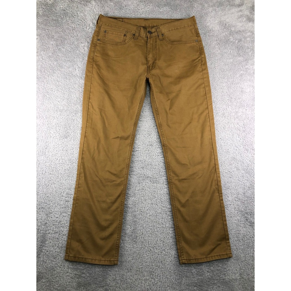 Levi's 514 Jeans Men 34x32 Brown Straight Leg